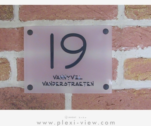 Huisnummer DESIGN USMH Huisnummer DESIGN USMH