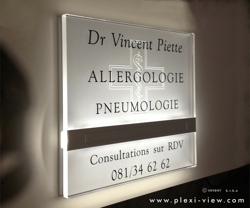 PLAQUE PROFESSIONNELLE LED LUMIBLOCK 02-50X45