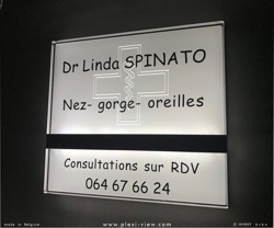 BUSINESS SIGN PLATE LED MEDICAL LUMIBLOCK 04-50X45