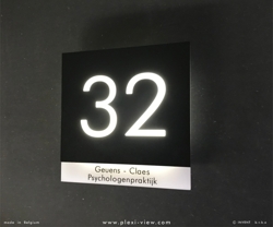 HLED House Number Name – Minimalist | LUMI LIGHT