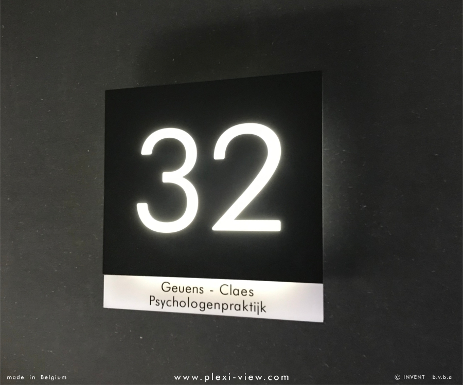NUMERO DE MAISON led MINIMALIST N° Nm NUMERO DE MAISON led MINIMALIST N° Nm