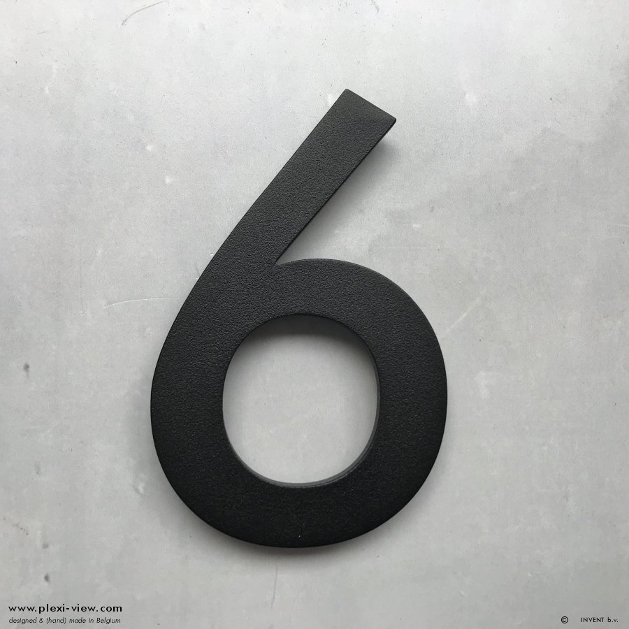 House Number 2D 25cm Artisan Milled House Number 2D 25cm Artisan Milled
