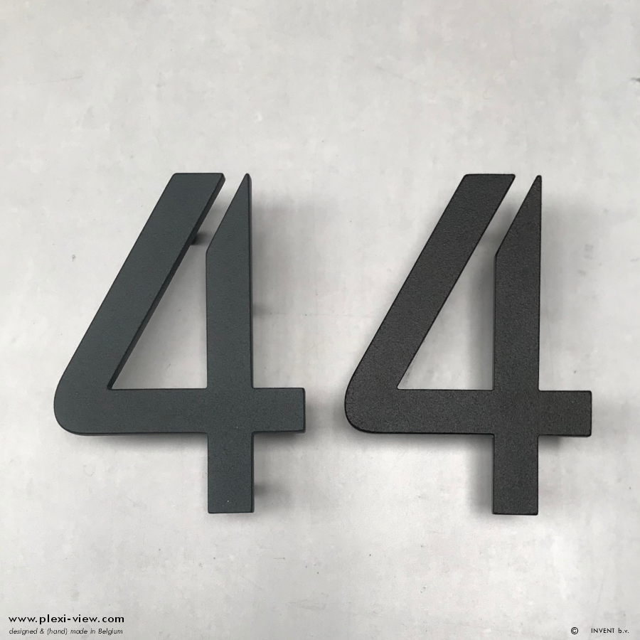 House Number 2D 20cm Artisan Milled House Number 2D 20cm Artisan Milled