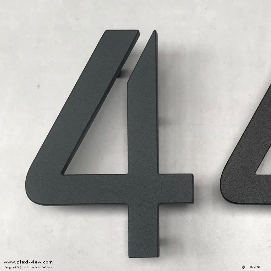 Numero civico 2D 20cm – Fresato artigianalmente