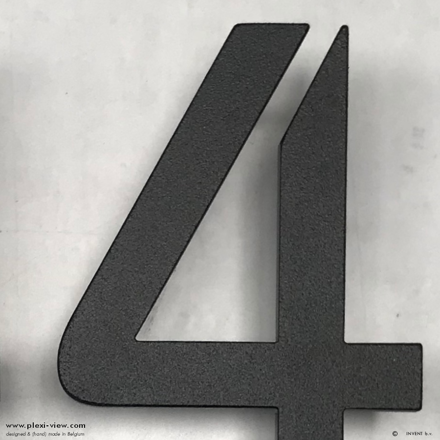 Numero civico 2D 20cm – Fresato artigianalmente