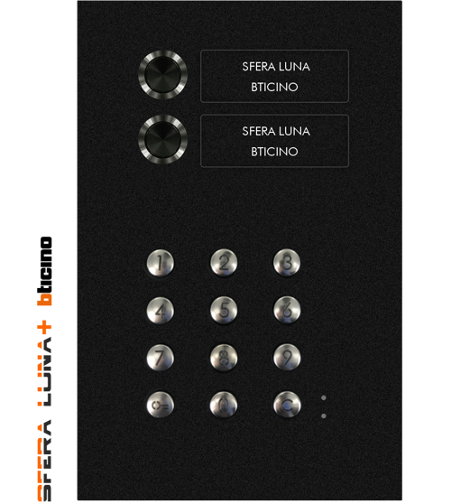  vidéo-parlophonie SFERA LUNA+2 clavier codé haut de gamme