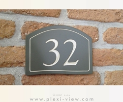 HOUSE SIGN DUO STYLE NUMBER