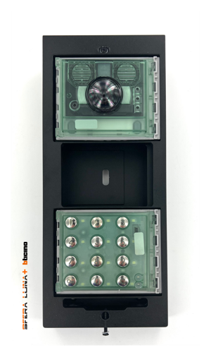 Opbouwdoos of Opbouwbak  SFERA LUNA+ 3 MODULES voor  kit Bticino ref. 363931 of Kit Bticino ref. 354014