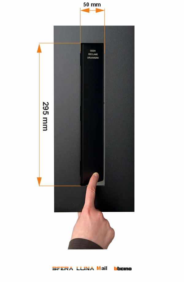 VIDEOCITOFONIA BTICINO SFERA LUNA+ con TASTIERA NUMERICA e SPORTELLO VERTICALE per CASSETTA POSTALE