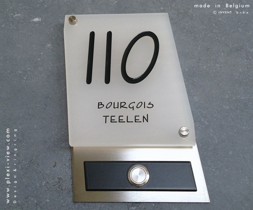 HOUSE SIGN, NAME & DOORBELL TRAPZ HOUSE SIGN, NAME & DOORBELL TRAPZ