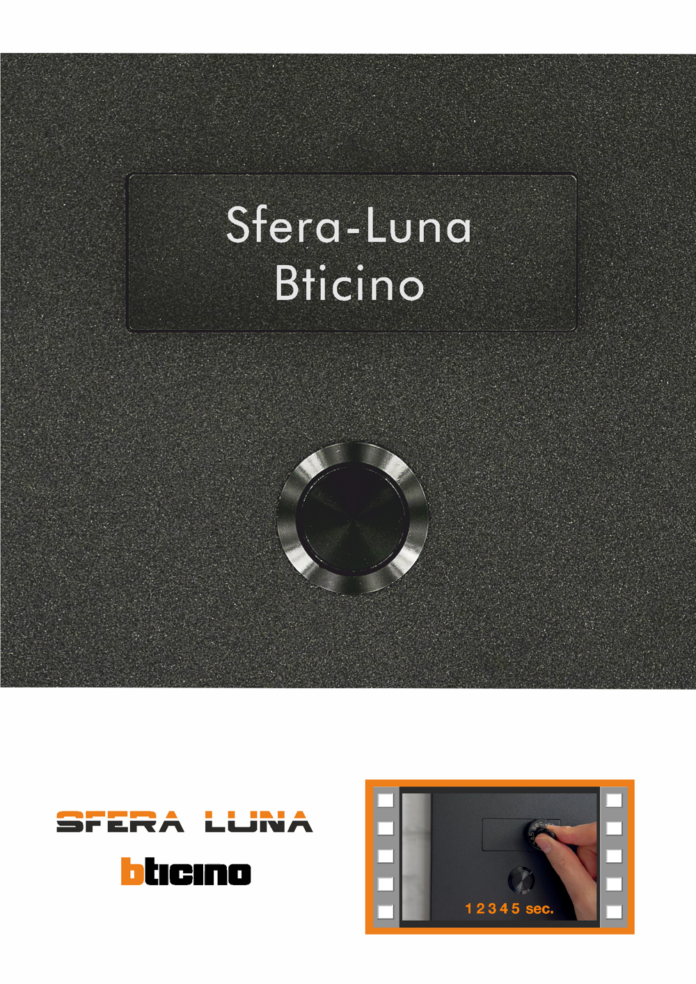 NAAMPLAATJE/NAAMSCHILD laser NAAM gegraveerd SFERA LUNA Bticino NAAMPLAATJE/NAAMSCHILD laser NAAM gegraveerd SFERA LUNA Bticino