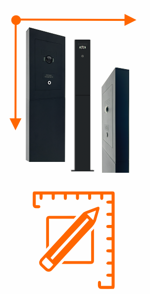 Colonne vidéo-phonie Sfera Luna l'interphone vidéo sur mesure avec composants encastrés BTicino Colonne vidéo-phonie Sfera Luna l'interphone vidéo sur mesure avec composants encastrés BTicino