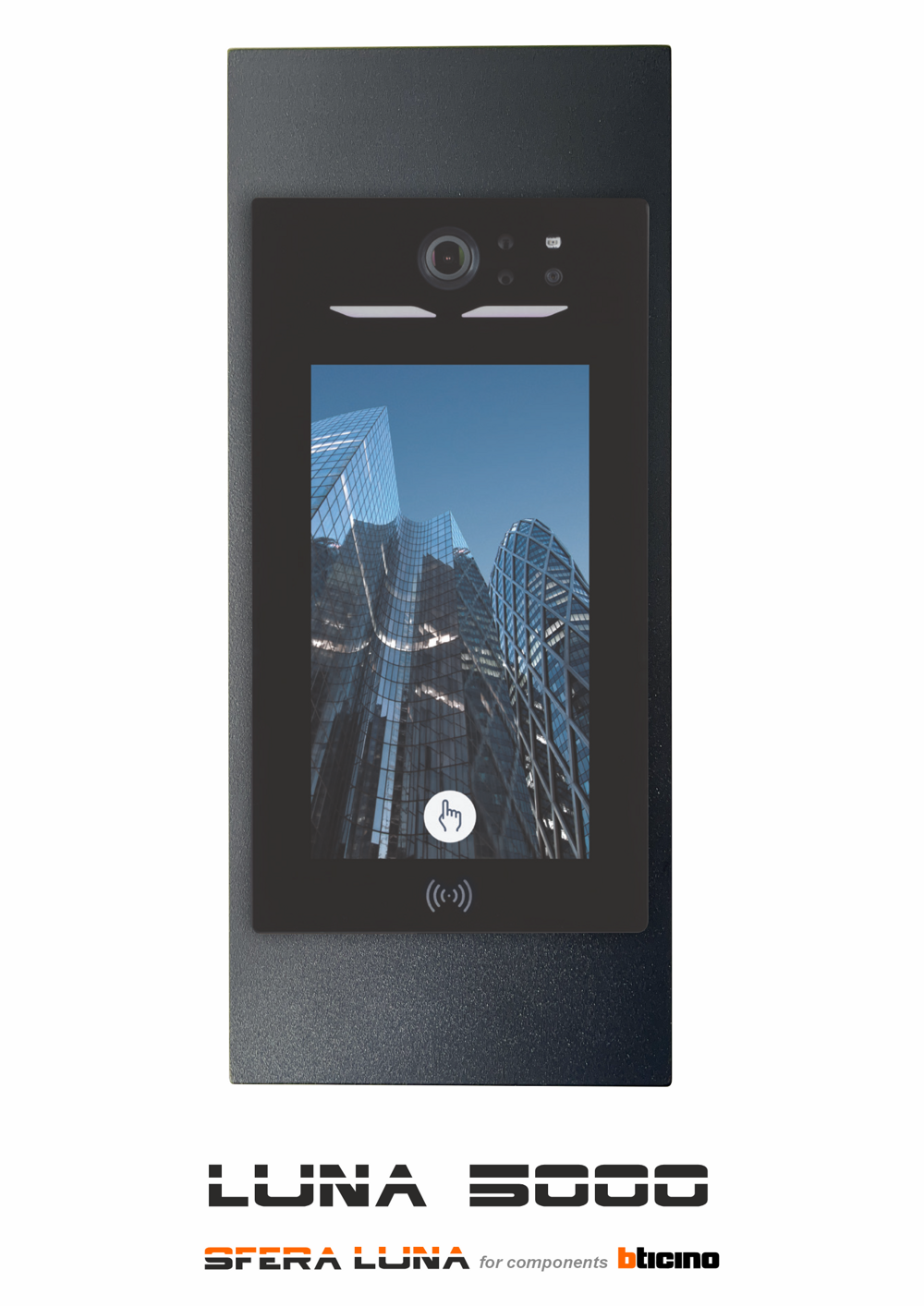 LUNA 5000 Premium-Frontpanel (für Bticino 354000 Touchmodul)