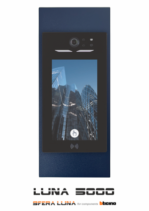 LUNA 5000 Pannello Frontale Premium (per modulo touch Bticino 354000)