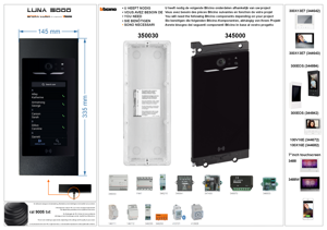 LUNA 5000 Premium Frontpaneel (voor Bticino 354000 Touchmodule)