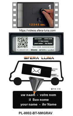 Engraving service for supplied nameplate