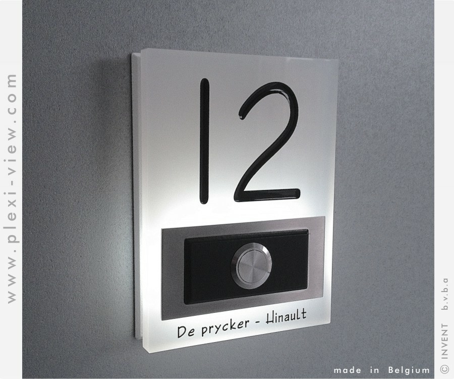 DOORBELL LED MINI HOUSE number and name