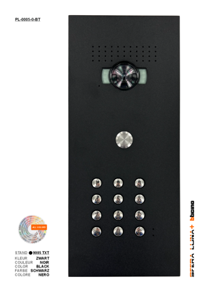 SFERA  LUNA+ Keypad Video Parlofonie High-End Bticino