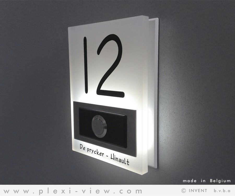 DOORBELL LED MINI HOUSE number and name