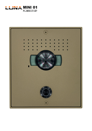 2 wires video entrance panel high-end SFERA LUNA MINI 01 Bticino 