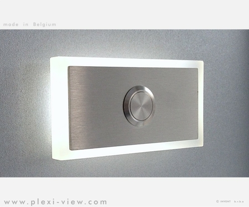 Deurbel Led Design Rechthoekig 02 Deurbel Led Design Rechthoekig 02