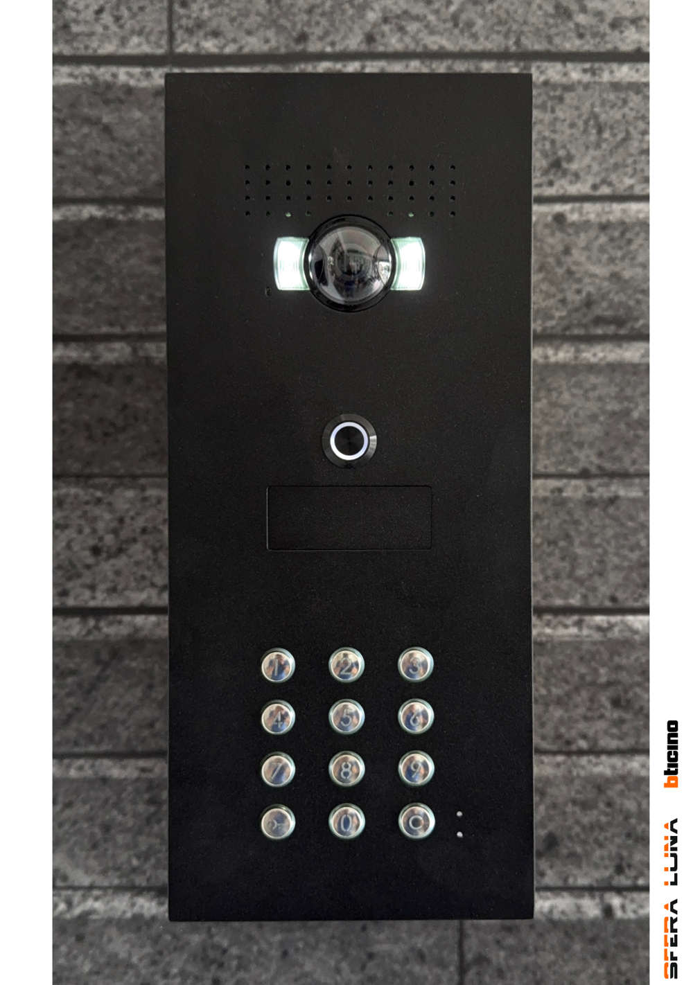 SFERA LUNA+1 Druckknopf-Codetastatur Video-Sprechanlage High-End Bticino