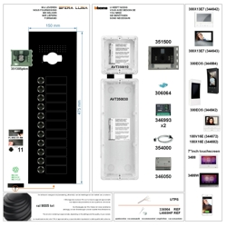 SFERA LUNA+11 PUSH BUTTONS Video Parlofonie High-End BTICINO