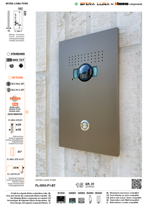 Video-Gegensprechanlage High-End Bticino LUNA PURE