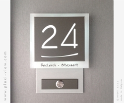 HOUSE SIGN LED DOORBELL LUMI UC petite 