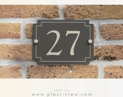 HOUSE SIGN COTTAGE DUO QUARTI NUMBER