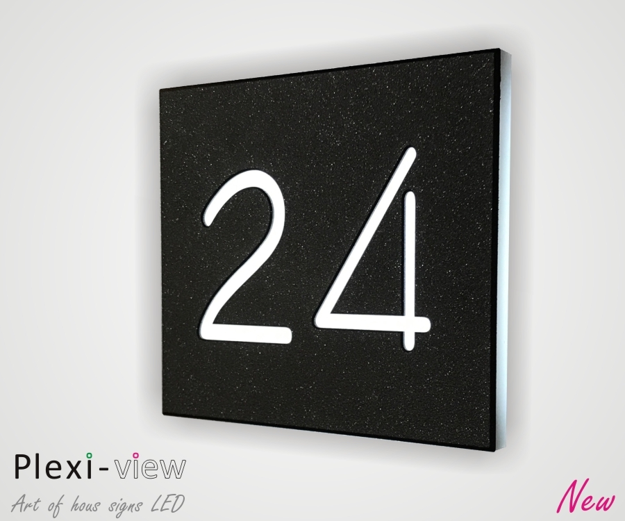 LED House Number –  Minimalist | LUMI LIGHT
