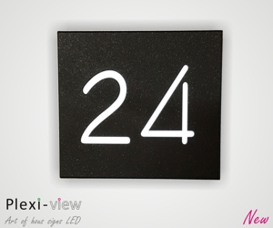 LED House Number –  Minimalist | LUMI LIGHT