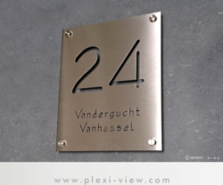 HOUSE SIGN STAINLESS STEEL 316 (15X20)