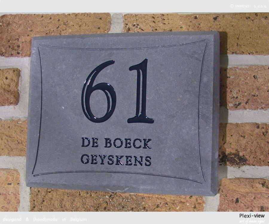 Hausnummern Stone Style 03