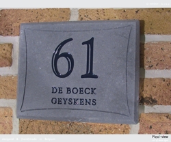 House sign Stone Style 03