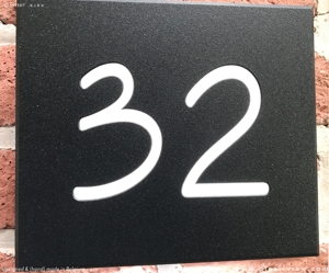 LED House Number – Minimalist | LUMI LIGHT