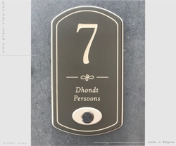NAME SIGN DOORBELL RUSTIQUE