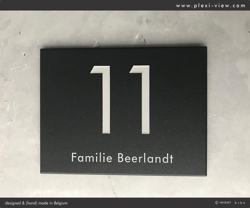 Numero civico in alluminio USMH anti-graffiti