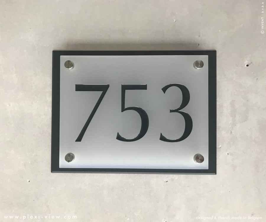 House number DESIGN USMH