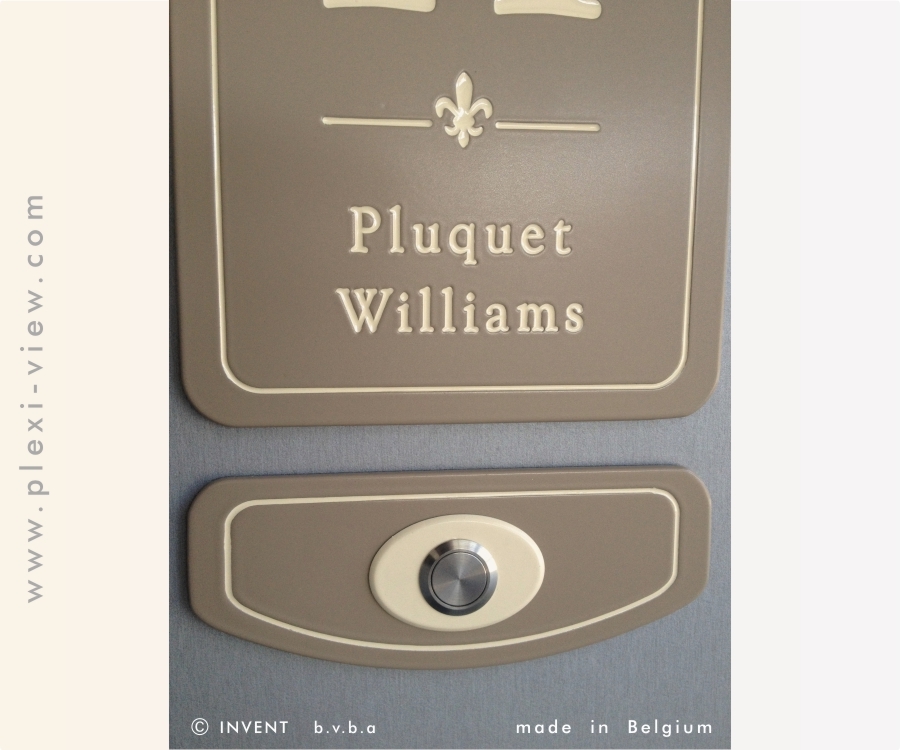 HOUSE SIGN COTTAGE & DOORBELL VERTI